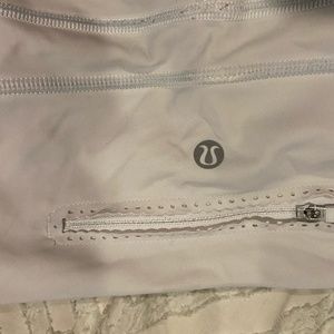 White Lululemon Crop Leggings
